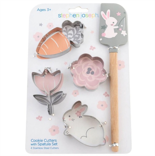 [794866240846] Moldes para Galletas y Espatula - Conejo Stephen Joseph