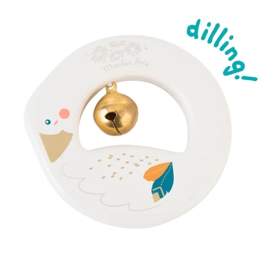 [714004] Wooden Rattle Le Voyage De Olga Moulin Roty