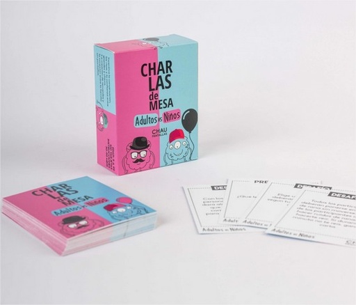 [7730992130784] Charlas de mesa adultos vs niños Chau Pantallas
