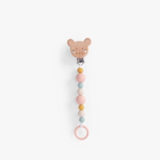 [667156] Mouse Soother Holder La Petite Ecole De Danse Moulin Roty