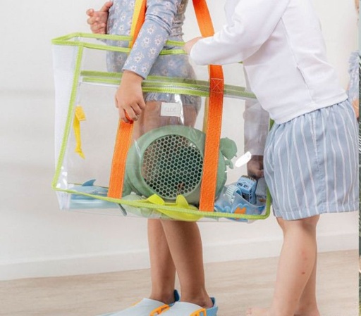 [1101398-V] Bolso beach toy bag verde Cloe