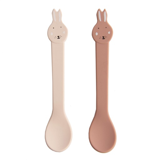 [96-645] Silicone Spoon 2-Pack - Mrs, Rabbit Trixie