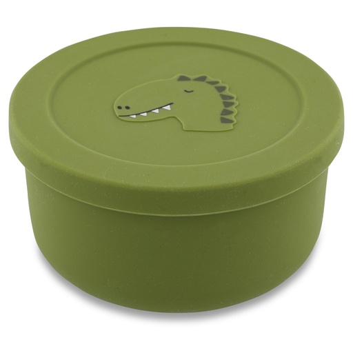 [96-438] Silicone Snack Pot With Lid - Mr, Dino Trixie