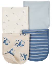 [1P599110] Pack 4 Babitas Panda 1P599110 Carters