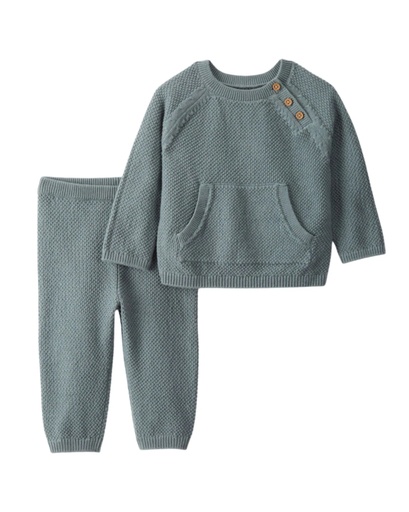[195862612918] Set 2Pc Pant Y Buzo Alg Org Little Planet 24M Carters
