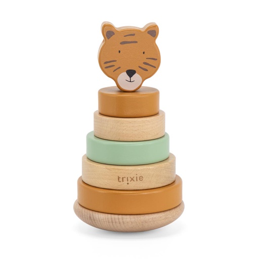 [5400858365217] Wooden Stacking Toy - Mr, Tiger Trixie