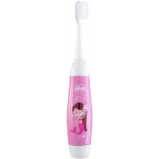 [8058664103737] Cepillo de dientes electrico rosado  CHICCO