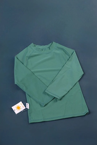 [57638067] Bali Rushguard Verde 10Y - Remera Uv Mamma Duck