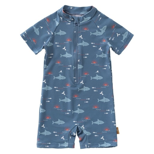 [SW2502-84-74] Swim UV Suit Shark 6-12m Fresk