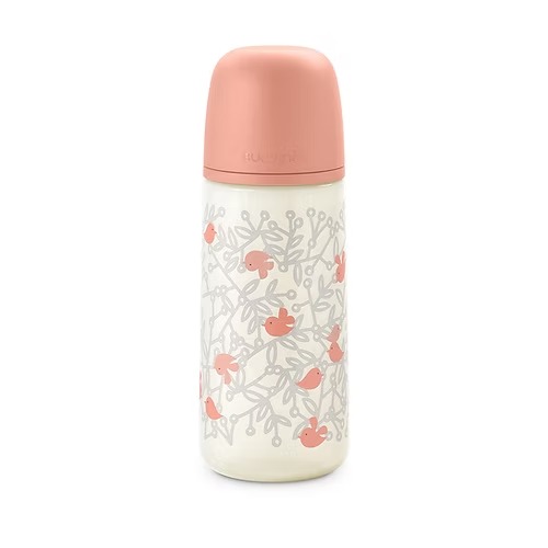 [8426420904872] Biberón 360Ml Fisio. +6M Flujo L - Birdies Rosa Suavinex