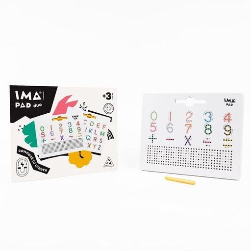 [PAD-D01] Imapad Duo Letters And Numbers Braintoys