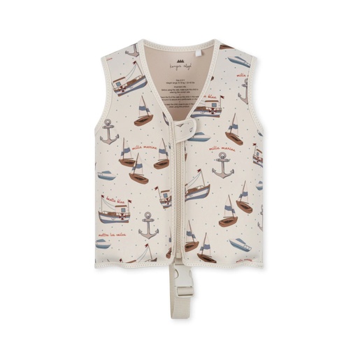 [KS100418-SA23] Neoprene Swim Vest Sail Away 2-3Y Konges Slojd