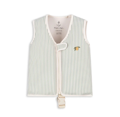 [KS103229-TS23] Neoprene Swim Vest Tea Stripe 2-3Y Konges Slojd
