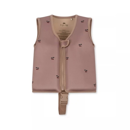 [KS5690-CH23] Neoprene Swim Vest Cherry 2-3Y Konges Slojd