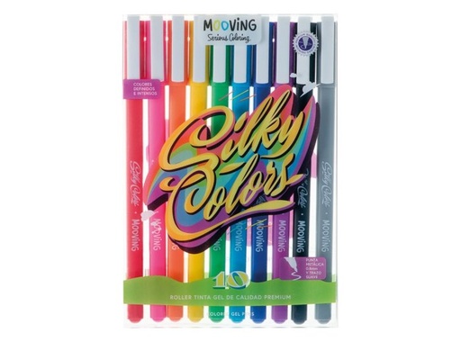 [7798302937164] Boligrafo Roller Tinta Gel Caja X10 Unidades Mooving