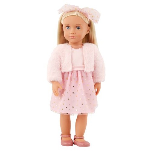 [062243506053] Muñeca Con Vestido Rosa - Miranda Our Generation