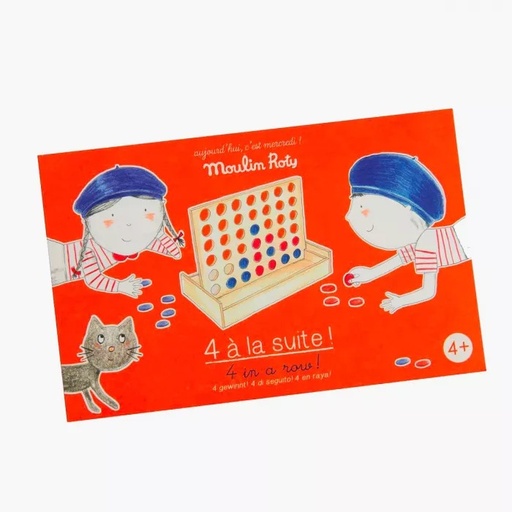 [713150] Juego 4 En Raya Mercredi Moulin Roty