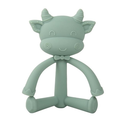 [sste01-3] Mordillo silicona vaca sage (verde) Storki