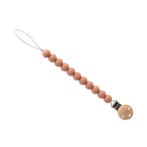 [sspc01-2] Clip chupete silicona rosado Storki