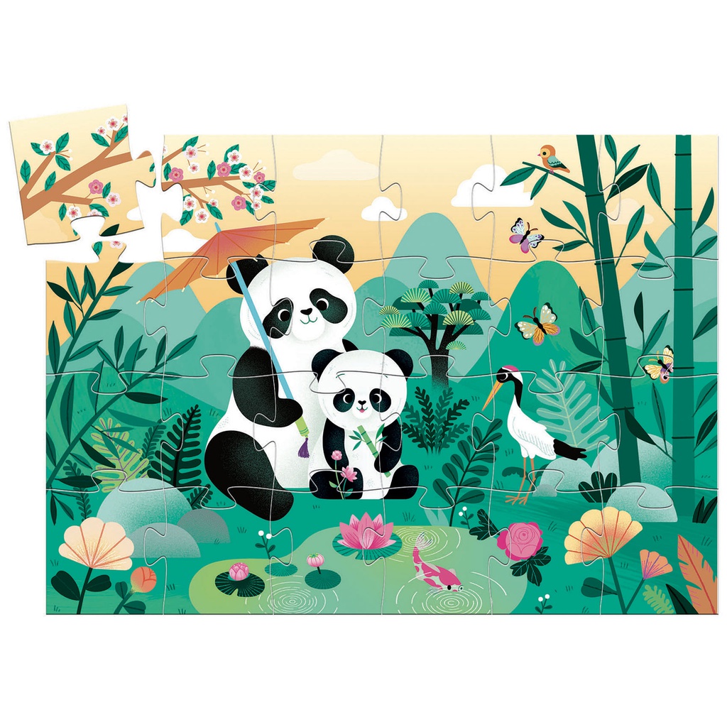 Leo the panda 24 pcs Djeco