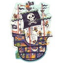 The Pirate Ship 36 pcs Djeco