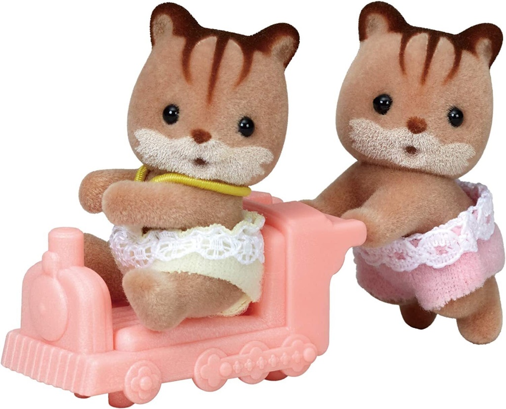 Walnut Squirrel Twins 5421 Sylvanian Families