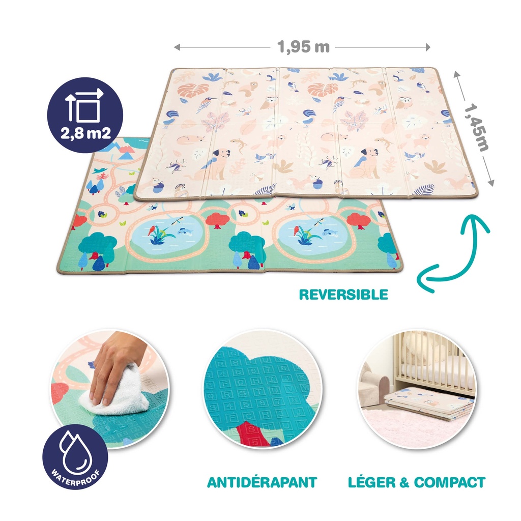 Gran Tapis Reversible Plegable Ludi