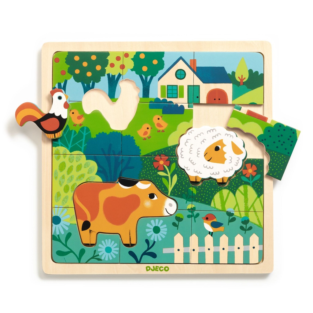 Puzzlo Farm Djeco