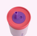 Vaso termico con sorbito Acero inoxidable Lila/Rosa Owala