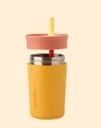 Vaso termico con sorbito Acero inoxidable Naranja Owala