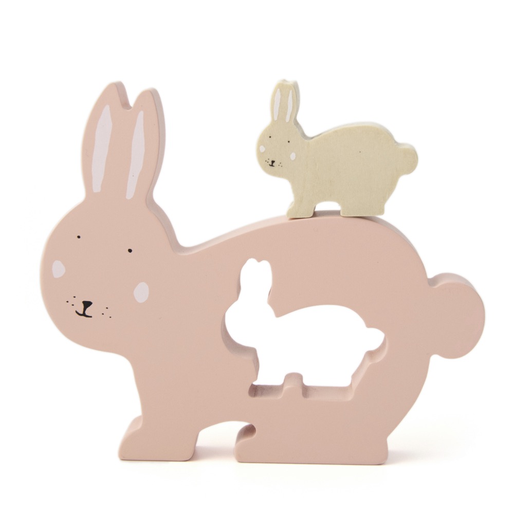 Wooden Puzzle Mrs. Rabbit Trixie