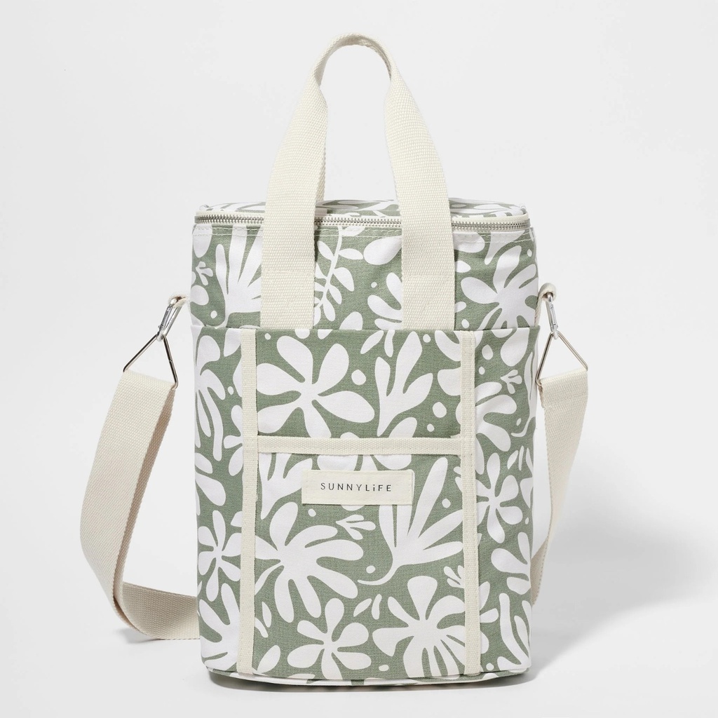 Conservadora Para Botellas En Lona - Olive Sunnylife