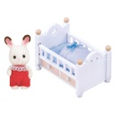 Chocolate Rabbit Baby Set (Baby Bed) Sylvanian Families