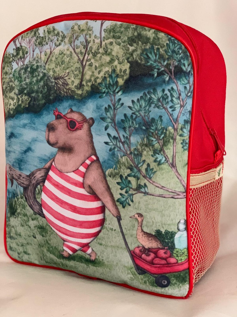 Mochila Picnic roja Macollo