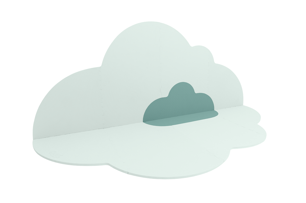 Playmat Head in the clouds (L) - Minty Green Quut