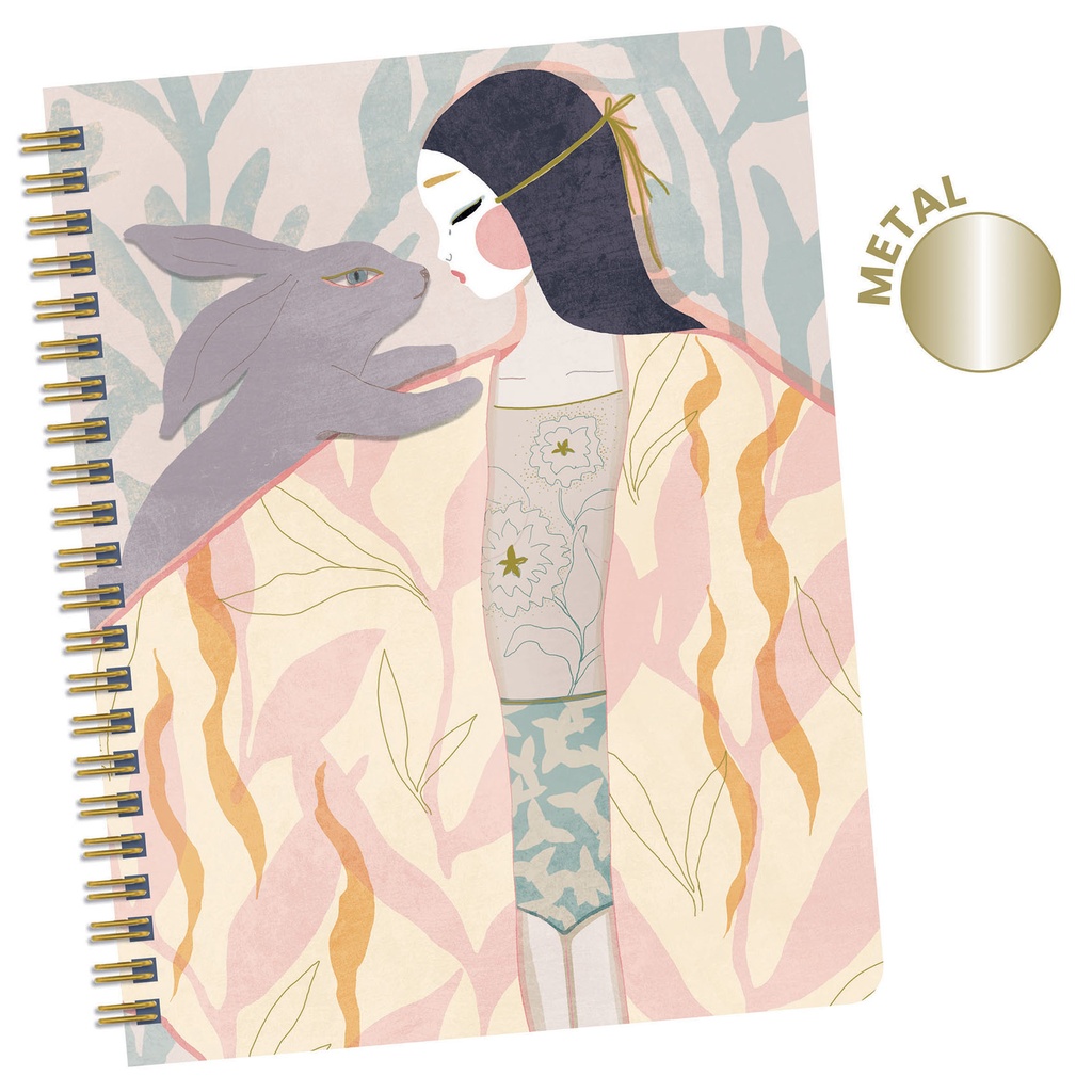 Izumi spiral notebook - FSC MIX Lovely Paper by Djeco