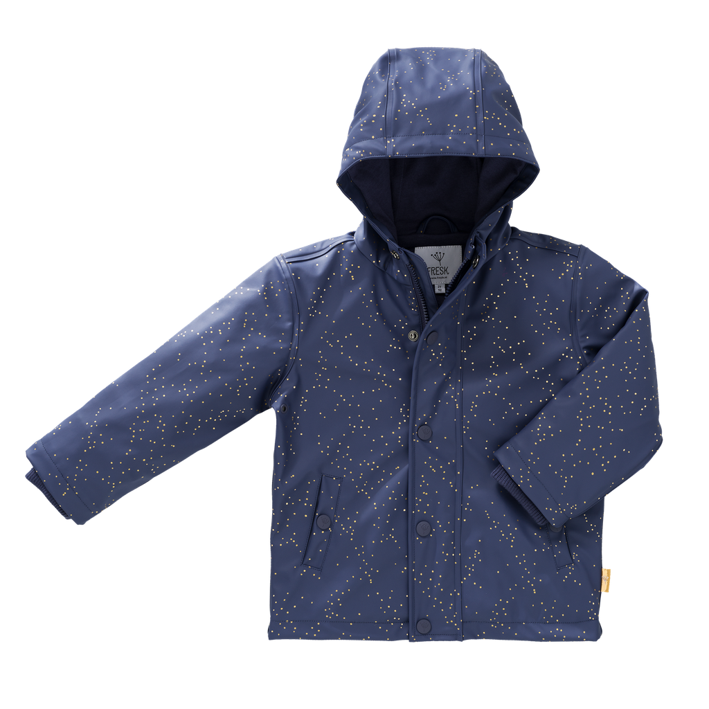 Raincoat Indigo Dots 6 yrs Fresk