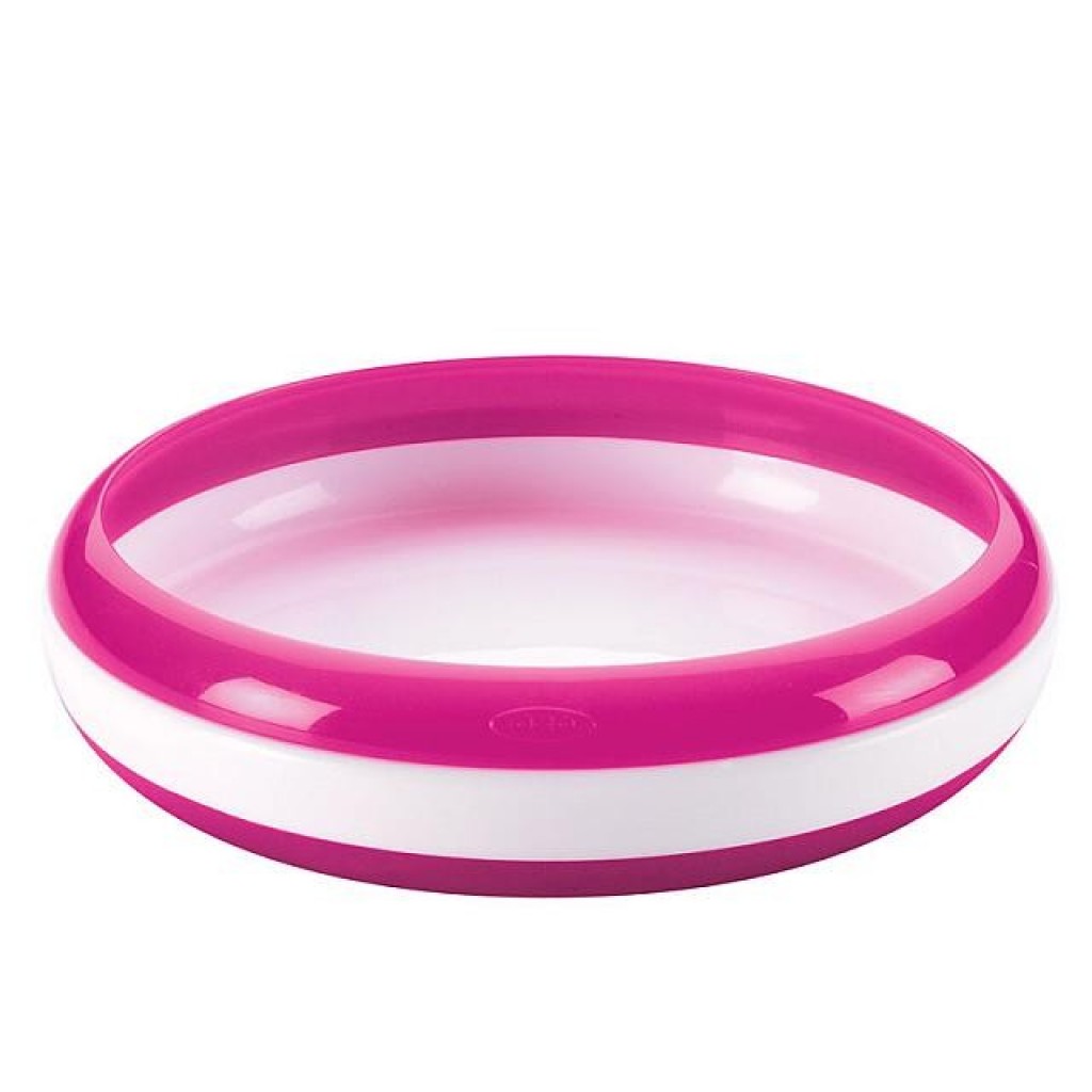 Plato con anillo removible fucsia OXO