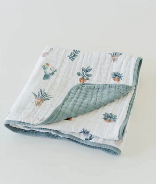 Cotton Muslin Quilt - Prickle Pots Little Unicorn