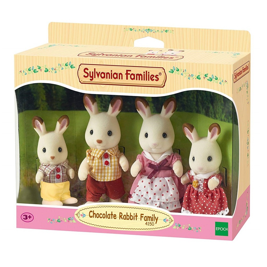 Chocolate Rabbit Family Sylvanian Families