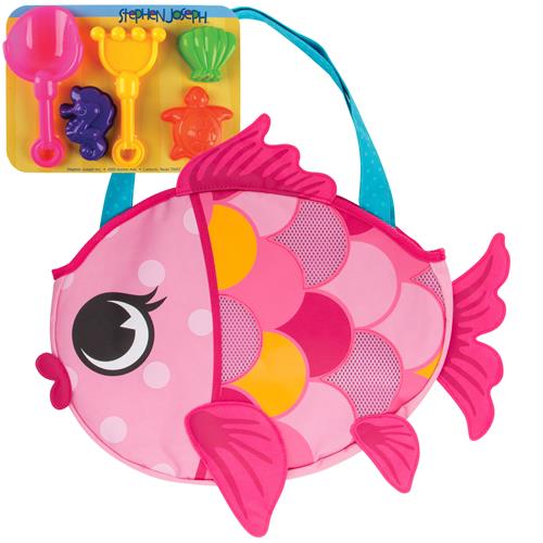 Bolso playero con juguetes - Pez Stephen Joseph