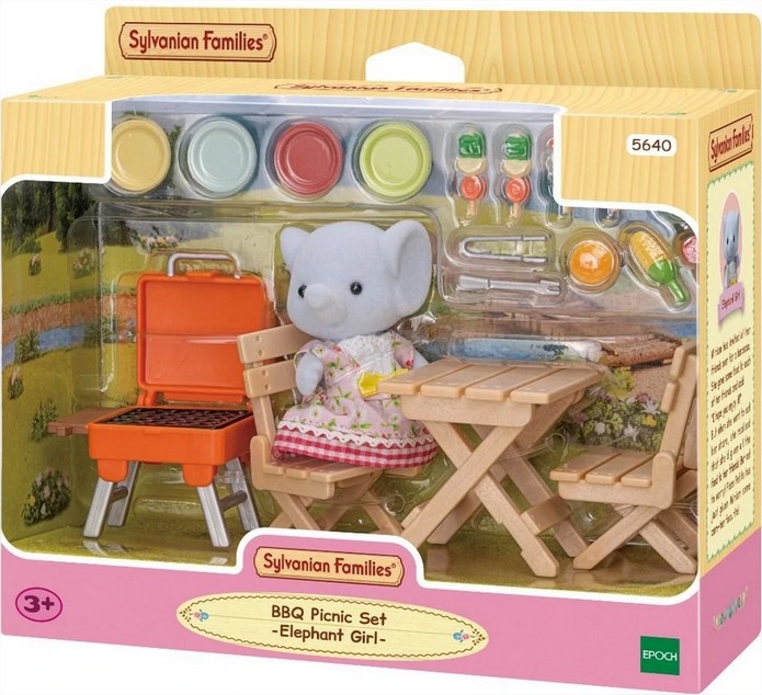 BBQ Picnic set Elephant girl Sylvanian Families