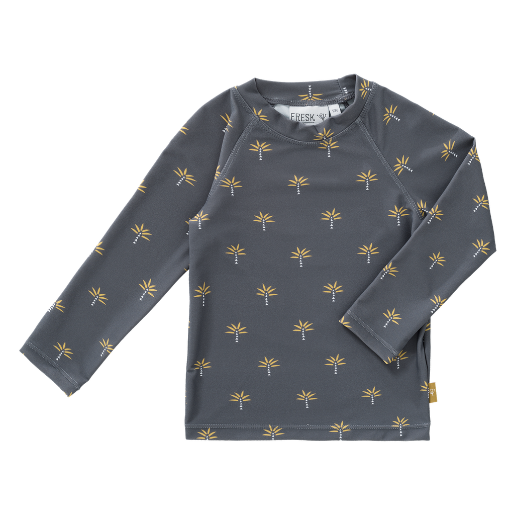 Swim UV Top longsleeve Palmtree Steel Gray 5-6Y Fresk