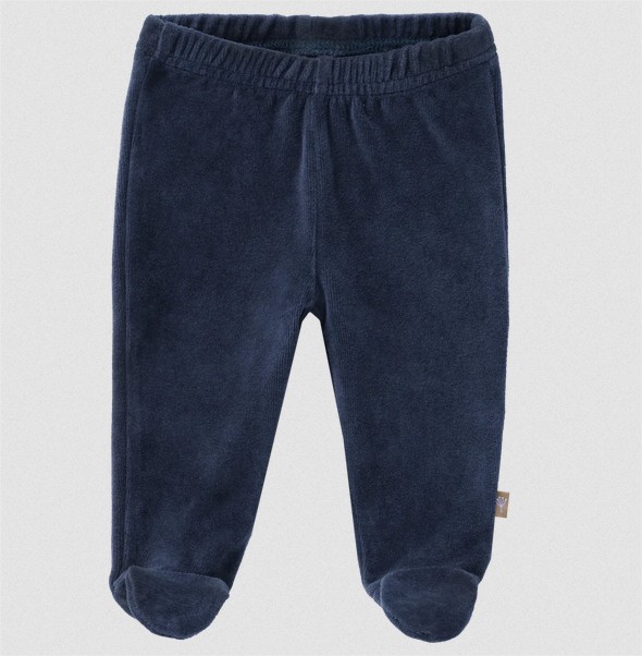 Trousers velours with feet Indigo: 3-6 m  Fresk