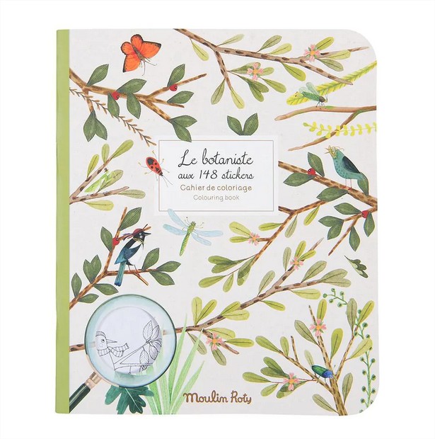 Botanist Sticker Book Le Jardin Du Moulin - 20 Pages Moulin