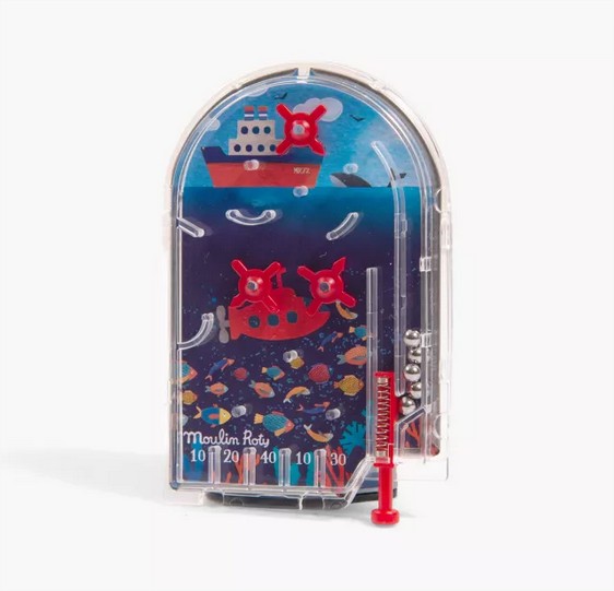 Marine Mini Pinball Game Les Petites Merveilles Moulin Roty