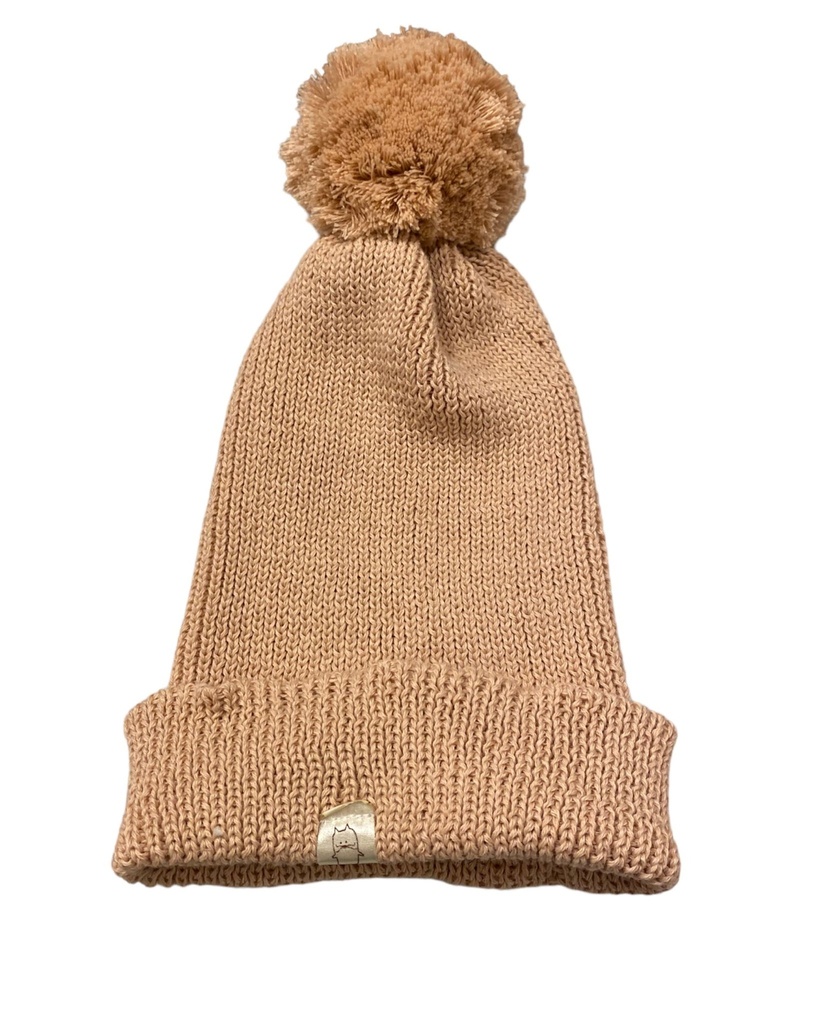 Gorrito tejido niño 1-6 años Rosa viejo Miau