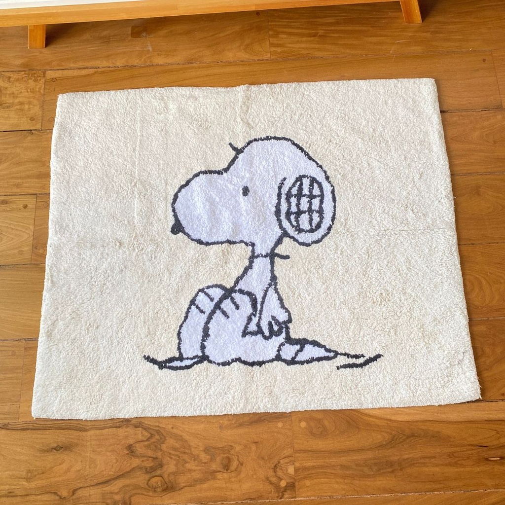 Alfombra de dormitorio Snoopy 100 x 80cm