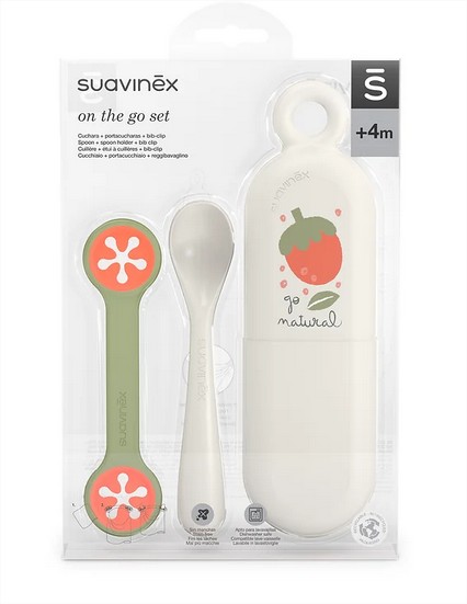 Set on the go +4 - Go natural Verde Suavinex