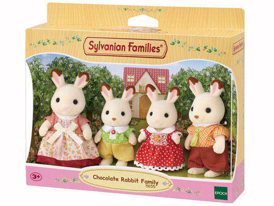 New chocolate Rabbit Family Sylvanian Families